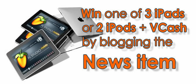 Win an iPhone or an iPod or an iPad with Fruity Loops Studio Mobile