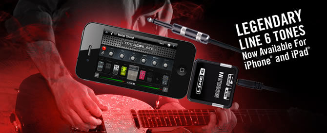 Line 6 announces new Mobile In Digital Input Adaptor and Mobile Pod App