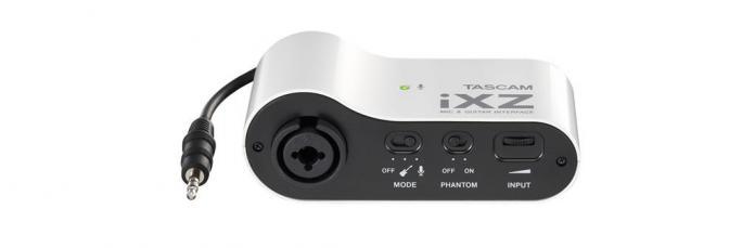 Tascam realeases iXZ - Mic/Instrument Audio Interface for iPad / iPhone / iPod Touch