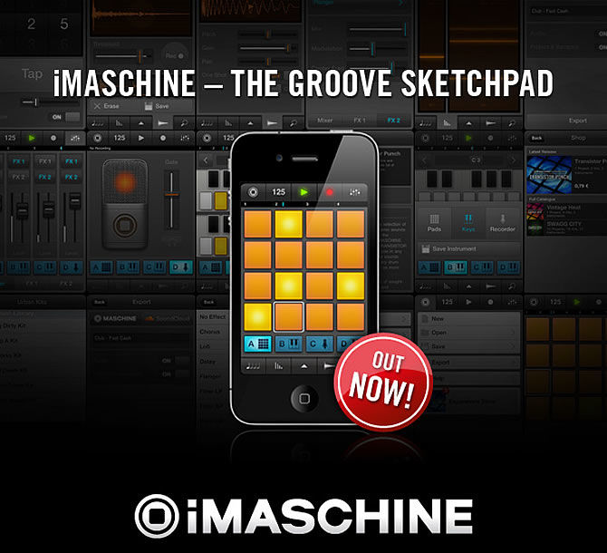 Create beats and grooves on-the-go because Native Instruments iMaschine is available now