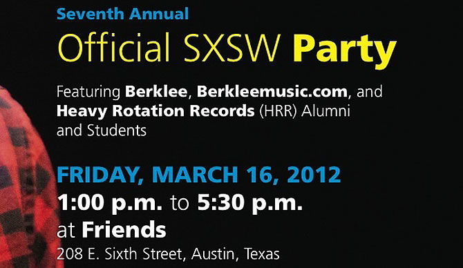 Berklee Hosts Annual SXSW Party