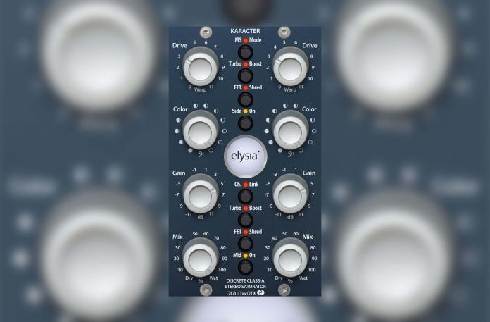 Plugin Alliance adds new karacter to DAW domain with exacting emulation of elysia stereo saturator