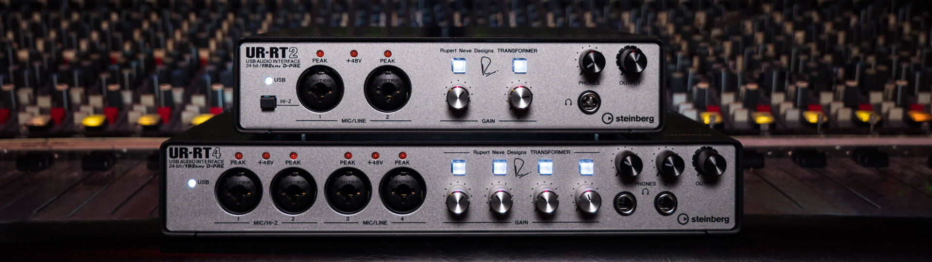 Steinberg announce two new audio interfaces: the UR-RT2 and the UR-RT4