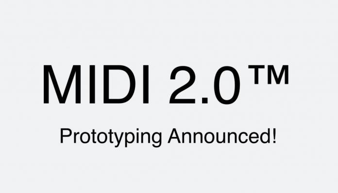 MIDI 2.0 Prototyping was announced by The MIDI Manufacturers Association (MMA) and the Association of Music Electronics Industry (AMEI)