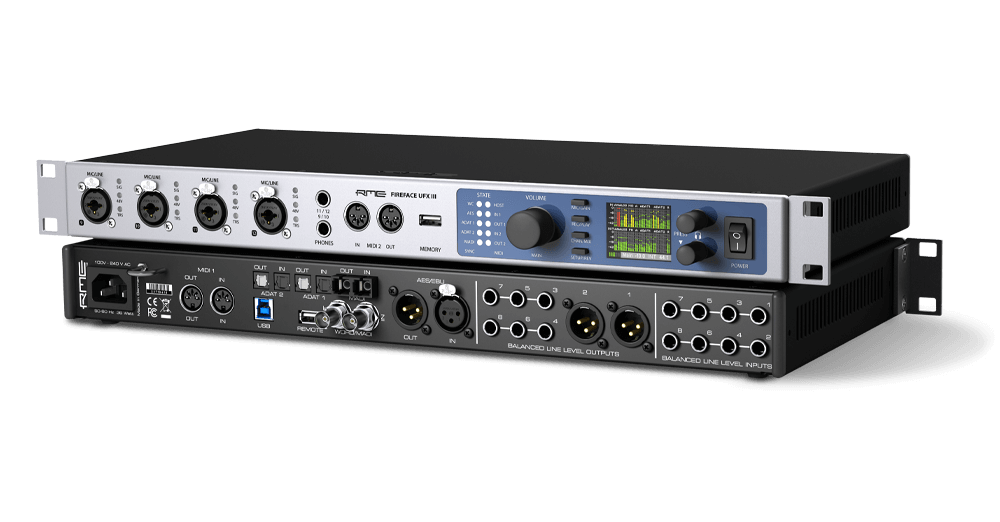 The Fireface UFX III by RME is an industry-leading audio interface that provides superior sound quality and cutting-edge features for advanced music production.