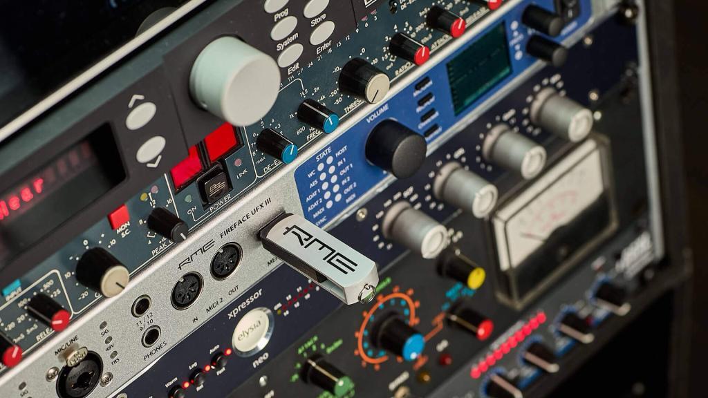 The RME Fireface UFX III is an audio interface that merges professional-grade features with exceptional sound, making it an ideal choice for music enthusiasts and producers.